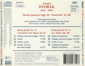 CD Antonín Dvořák: String Quartets - Opp. 96 "American" And 106