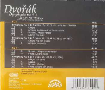 2CD Antonín Dvořák: Symphonies 4-5-6