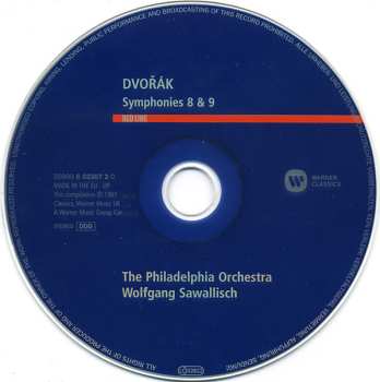 CD Antonín Dvořák: Symphonies 8 & 9 "From The New World"