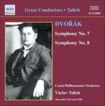 CD Antonín Dvořák: Symphony No. 7 - Symphony No. 8