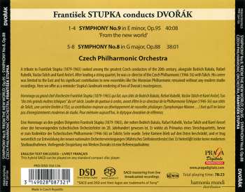 SACD Antonín Dvořák: Tribute To František Stupka, Symphony No.9 Op. 95 'From The New World', Symphony No.8, Op. 88 'English' LTD