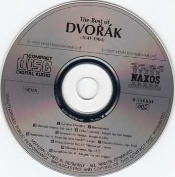 CD Antonín Dvořák: The Best Of Dvořák