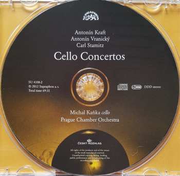 CD Prague Chamber Orchestra: Cello Concertos