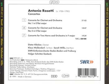 CD Sarah Willis: Clarinet Concertos 1 & 2 - Concerto For 2 Horns