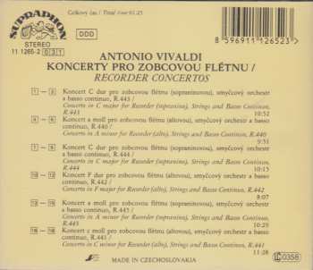 CD Antonio Vivaldi: Antonio Vivaldi Recorder Concertos Rv 440 - 445