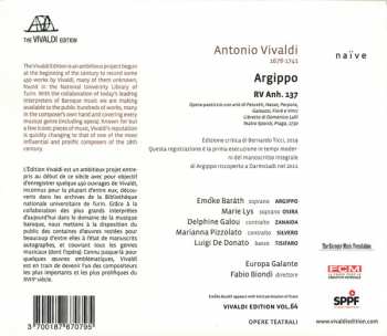 2CD Antonio Vivaldi: Argippo
