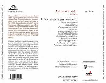 CD Antonio Vivaldi: Arie E Cantate Per Contralto