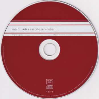 CD Antonio Vivaldi: Arie E Cantate Per Contralto