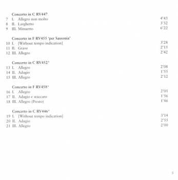 3CD Antonio Vivaldi: Complete Oboe Concertos