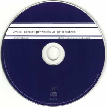 CD Antonio Vivaldi: Concerti Per Violino VII 'Per Il Castello'