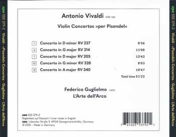 CD Antonio Vivaldi: Violin Concertos "Per Pisendel"