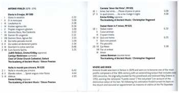 CD Antonio Vivaldi: Gloria · Stabat Mater