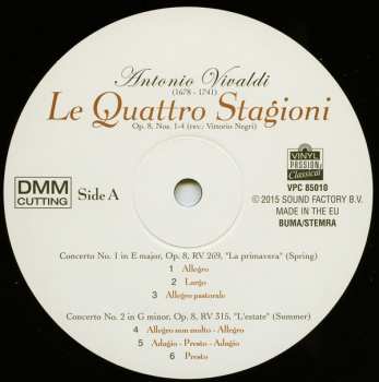LP Antonio Vivaldi: Le Quattro Stagioni The Four Seasons