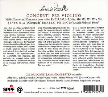 CD Antonio Vivaldi: Teatro Alla Moda