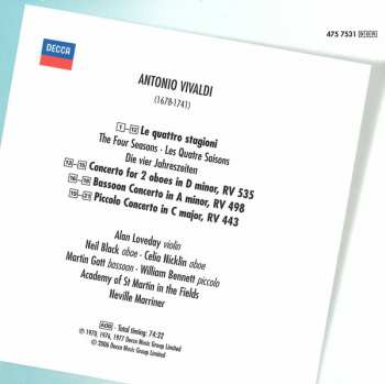 CD Antonio Vivaldi: The Four Seasons