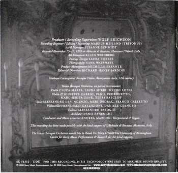 CD Antonio Vivaldi: Die Vier Jahreszeiten - 3 Konzerte Für Violine & Orchester (Ersteinspielung)