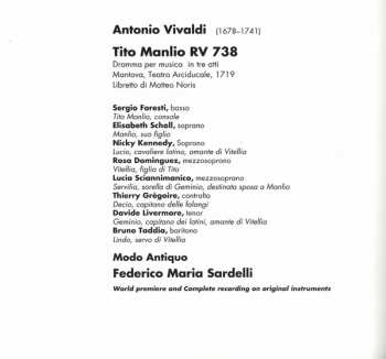 3CD/Box Set Antonio Vivaldi: Tito Manlio