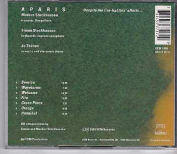 CD Aparis: Despite The Fire-Fighters' Efforts ...