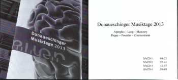 4SACD Bernhard Lang: Donaueschinger Musiktage 2013