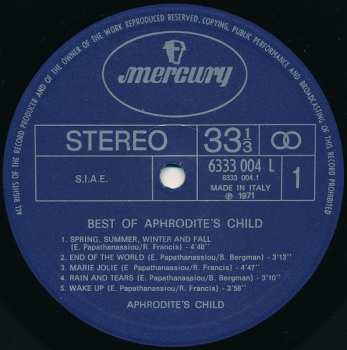 LP Aphrodite's Child: Best Of Aphrodite's Child