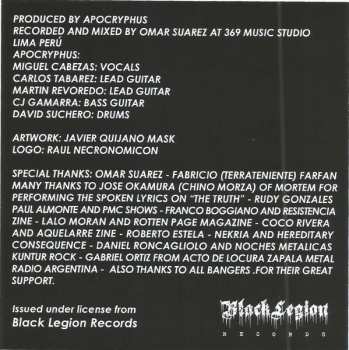 CD Apocryphus: Eternal Suffering