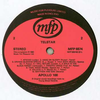 LP Apollo 100: Telstar (20 Pop Classics)