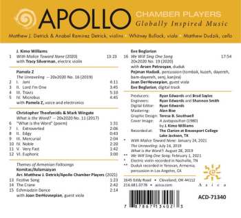 CD Apollo Chamber Players: With Malice Toward None