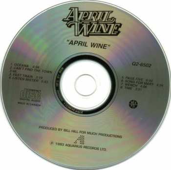 CD April Wine: April Wine