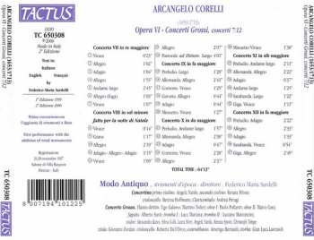 CD Arcangelo Corelli: Opera VI - Concerti Grossi, concerti 7-12