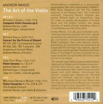 5CD/Box Set Wolfgang Amadeus Mozart: The Art Of The Violin