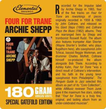LP Archie Shepp: Four For Trane
