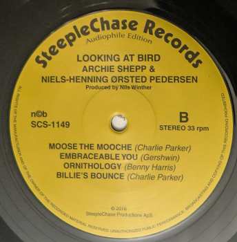 LP Archie Shepp: Looking At Bird