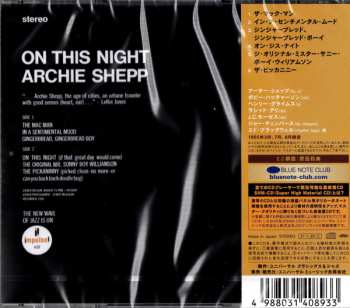 CD Archie Shepp: On This Night