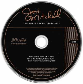 5CD/Box Set Joni Mitchell: Archives Volume 1: The Early Years 1963-1967 