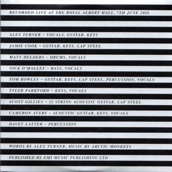2CD Arctic Monkeys: Live At The Royal Albert Hall