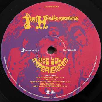 2LP The Jimi Hendrix Experience: Are You Experienced