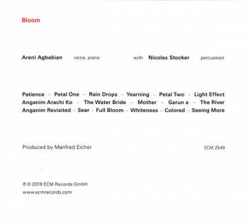 CD Areni Agbabian: Bloom