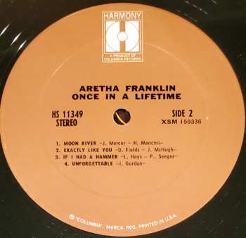 LP Aretha Franklin: Once In A Lifetime