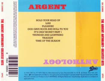 CD Argent: The Argent Anthology - A Collection Of Greatest Hits