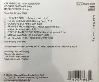 CD Ari Ambrose: Talk Of The Town