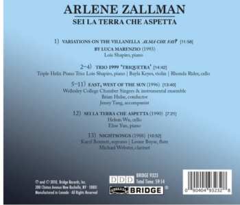 CD Arlene Zallman: Sei la Terra Che Aspetta