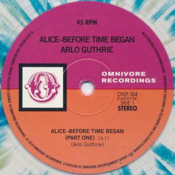 LP Arlo Guthrie: Alice-Before Time Began  LTD | CLR