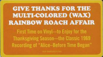 LP Arlo Guthrie: Alice-Before Time Began  LTD | CLR
