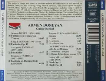 CD Armen Doneyan: Armen Doneyan: 2015 Silver Medal Guitar Foundation Of America (GFA) Competition - Guitar Recital