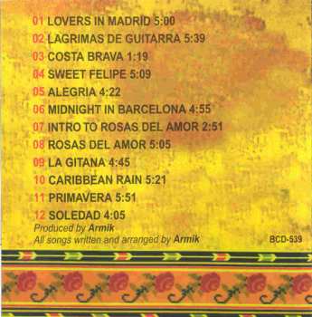 CD Armik: Rosas Del Amor