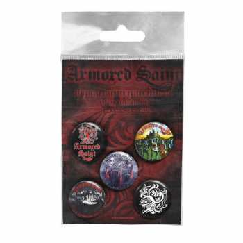 Merch Armored Saint: Set of Buttons Armored Saint Button Badge Set