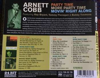 2CD Arnett Cobb: Party Time + More Party Time + Movin' Right Along