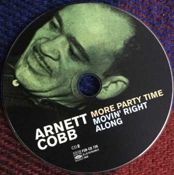 2CD Arnett Cobb: Party Time + More Party Time + Movin' Right Along