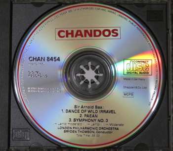 CD Arnold Bax: Symphony No. 3 / Dance Of The Wild Irravel / Paean
