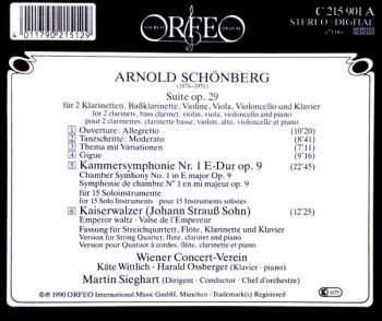 CD Arnold Schoenberg: Arnold Schönberg - Kammersymphonie Op. 9 • Suite Op. 29 • Kaiserwalzer